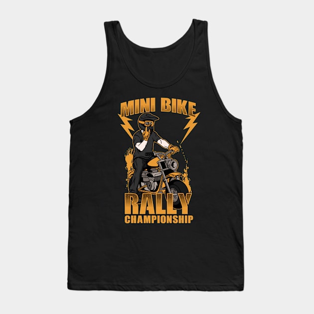 MINI BIKE RALLY Tank Top by beanbeardy